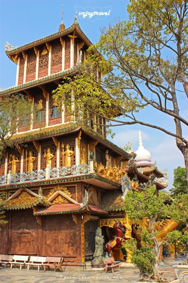 เที่ยวเวียดนาม vnjoytravel vietham บิ่นห์เยือง binh duong binhduong วัดเจิวเถย chua chau thoi temple