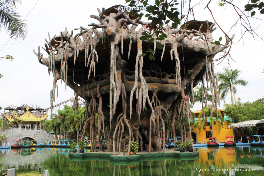 เที่ยวเวียดนาม vnjoytravel vietham บิ่นห์เยือง binh duong binhduong สวนสนุก สวนสวรรค์ ได่นาม khu du lich dai nam van hien