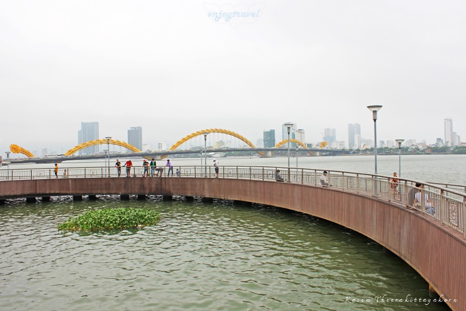 เที่ยวเวียดนาม vnjoytravel vietnam ดานัง  Danang Da Nang สะพานวงพระจันทร์ ครึ่งวงกลม cau ban nguyet semicircle bridge
