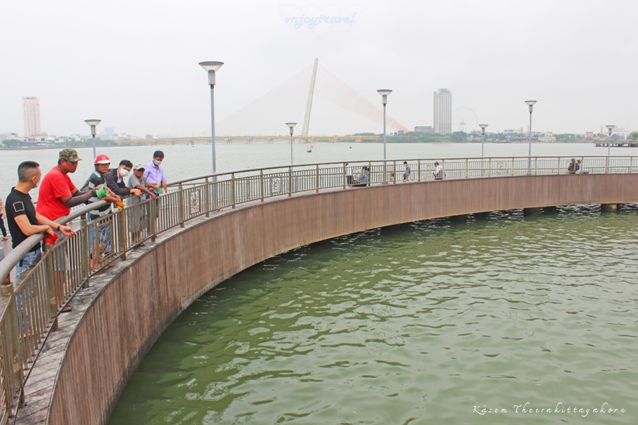 เที่ยวเวียดนาม vnjoytravel vietnam ดานัง  Danang Da Nang สะพานวงพระจันทร์ ครึ่งวงกลม cau ban nguyet semicircle bridge