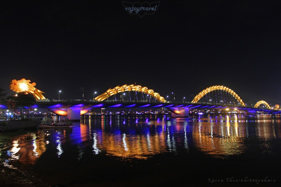 เที่ยวเวียดนาม vnjoytravel vietnam ดานัง  Danang Da Nang สะพานมังกร cau rong dragon bridge
