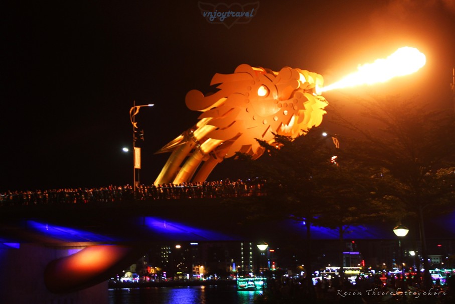 เที่ยวเวียดนาม vnjoytravel vietnam ดานัง  Danang Da Nang สะพานมังกร cau rong dragon bridge