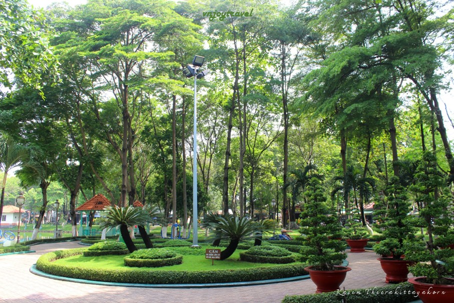 เที่ยวเวียดนาม vnjoytravel vietham ด่งนาย Dongnai Dong Nai สวนสาธารณะเบียนหุ่ง cong vien bien hung