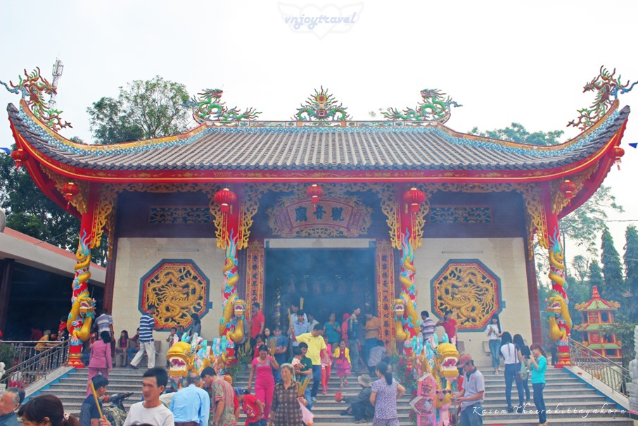 เที่ยวเวียดนาม vnjoytravel vietham ด่งนาย Dongnai Dong Nai ศาลเจ้าแม่กวนอิม mieu quang am