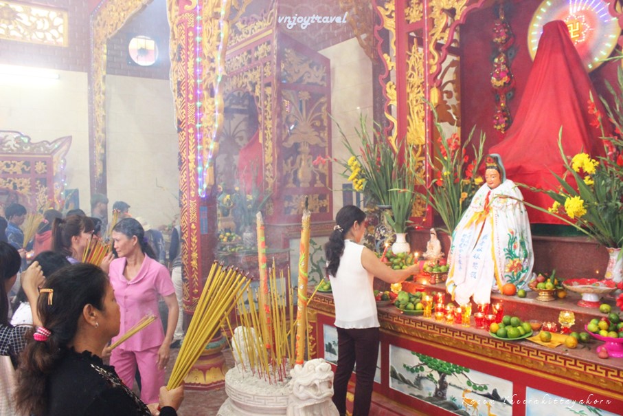 เที่ยวเวียดนาม vnjoytravel vietham ด่งนาย Dongnai Dong Nai ศาลเจ้าแม่กวนอิม mieu quang am