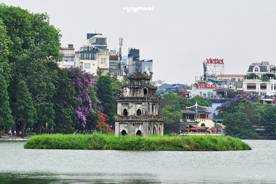 เที่ยวเวียดนาม vnjoytravel vietnam ฮานอย Hanoi ทะเลสาบฮว่านเกี๋ยม คืนดาบ  Hoan Kiem Lake