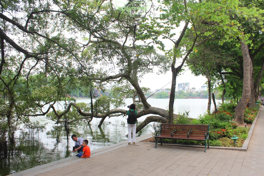 เที่ยวเวียดนาม vnjoytravel vietnam ฮานอย Hanoi ทะเลสาบฮว่านเกี๋ยม คืนดาบ  Hoan Kiem Lake