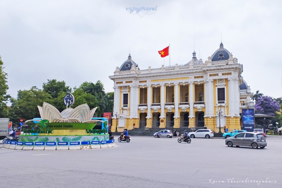 เที่ยวเวียดนาม vnjoytravel vietnam ฮานอย Hanoi ha noi โรงละคร โอเปร่า nha hat lon ha noi opera house