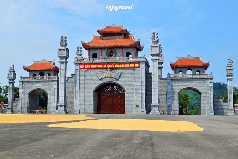 เที่ยวเวียดนาม vnjoytravel vietham ฟู้เถาะ Phu Tho ศาลกษัตริย์หุ่ง  Den Hung Vuong King