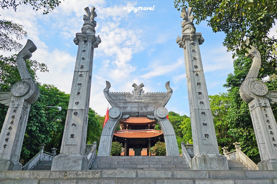 เที่ยวเวียดนาม vnjoytravel vietham ฟู้เถาะ Phu Tho ศาลเจ้าหลักลองกวน Den Quoc To Lac Long Quan