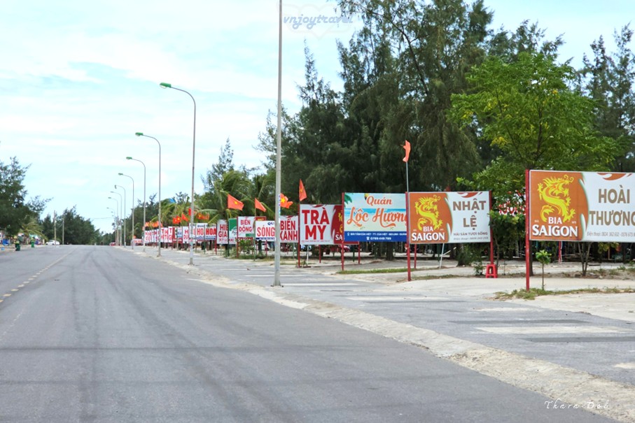เที่ยวเวียดนาม vnjoytravel vietnam กว๋างจิ Quang Tri หาดเกื่อเวียต bai bien cua viet beach