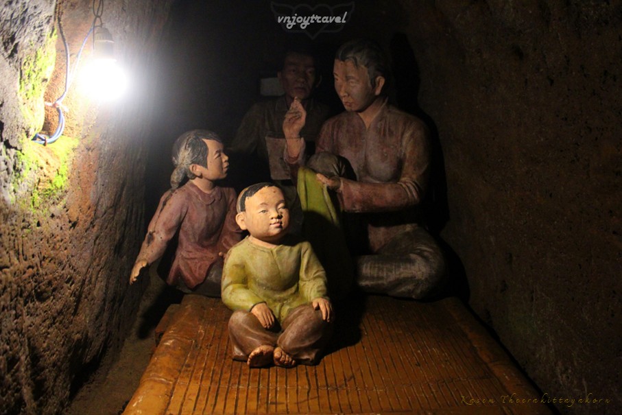 เที่ยวเวียดนาม vnjoytravel vietnam กว๋างจิ Quang Tri อุโมงค์วินห์มก dia dao vinh moc tunnels