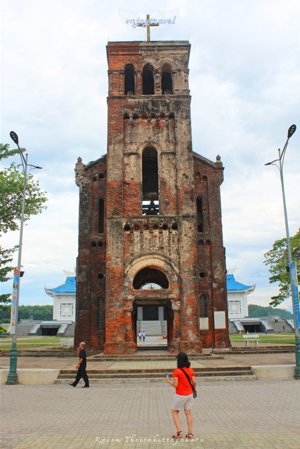 เที่ยวเวียดนาม vnjoytravel vietnam กว๋างจิ Quang Tri โบสถ์ลาวาง nha tho cu duc me la vang church