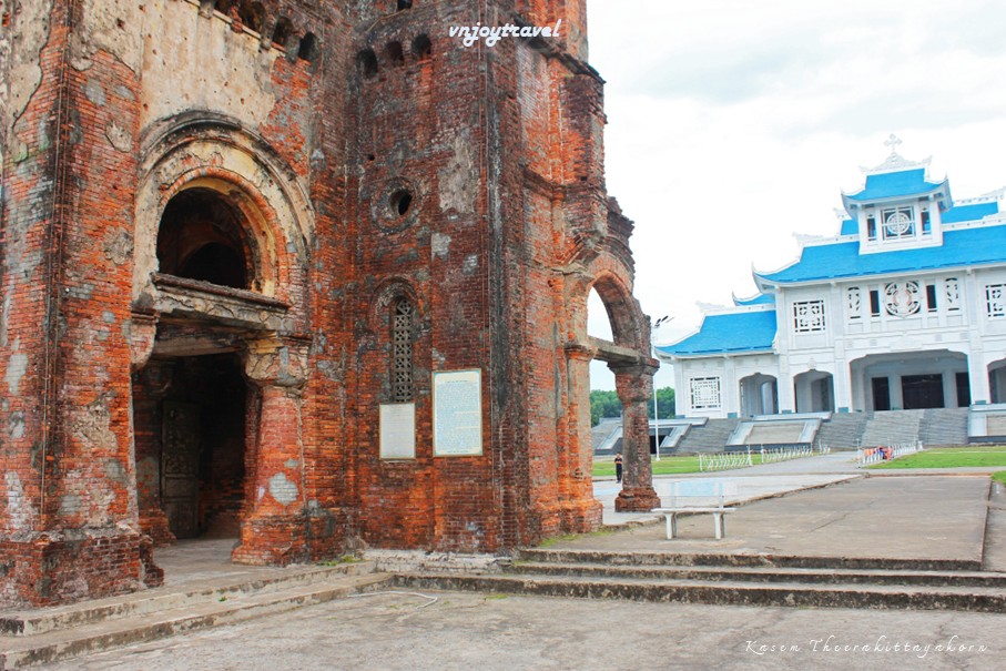 เที่ยวเวียดนาม vnjoytravel vietnam กว๋างจิ Quang Tri โบสถ์ลาวาง nha tho cu duc me la vang church