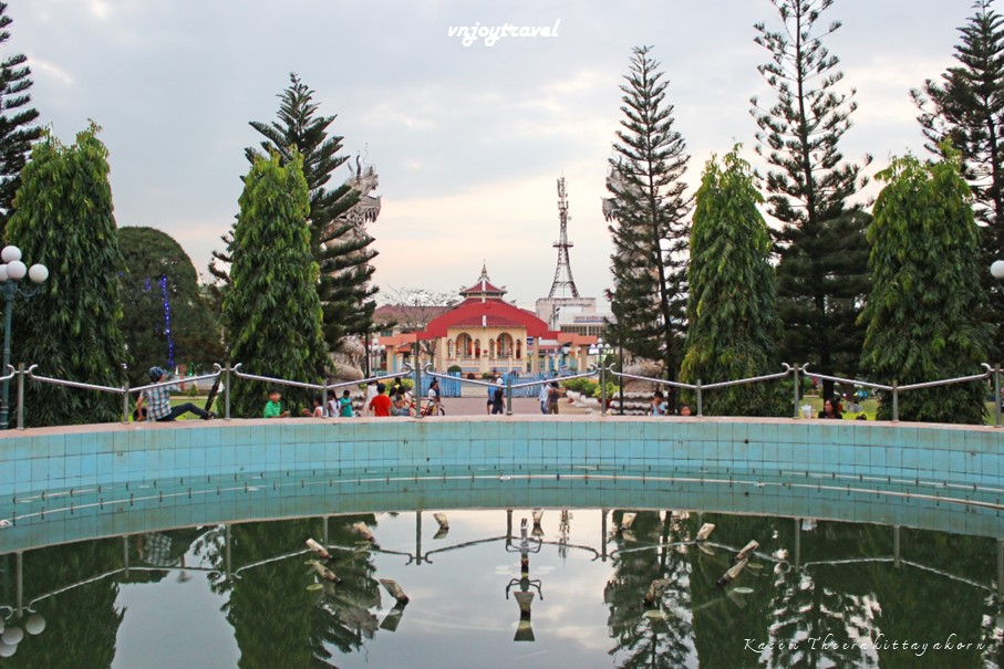 เที่ยวเวียดนาม vnjoytravel vietham เตยนินห์ tay ninh tayninh สวนสาธารณะฮว่าถ่านห์ cong vien hoa thanh park