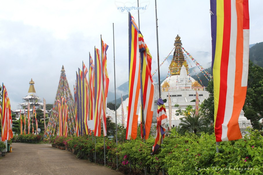 เที่ยวเวียดนาม vnjoytravel vietnam หวินห์ฟุก vinh phuc ตามด๋าว tam dao เจดีย์มันด่าลา เตยเทียน dai bao thap man da la tay thien great stupa
