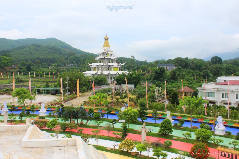 เที่ยวเวียดนาม vnjoytravel vietnam หวินห์ฟุก vinh phuc ตามด๋าว tam dao เจดีย์มันด่าลา เตยเทียน dai bao thap man da la tay thien great stupa