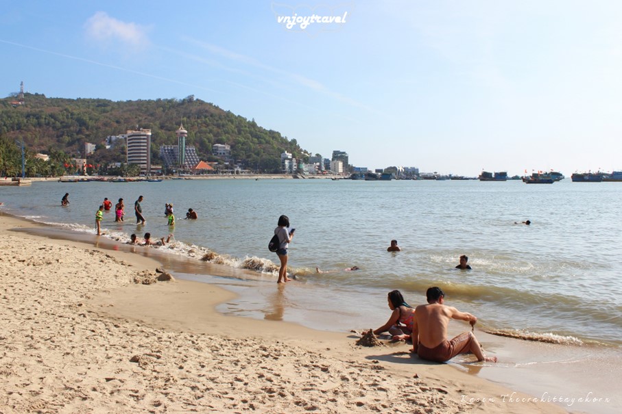 เที่ยวเวียดนาม vnjoytravel vietham บ่าเหรียะ หวุงเต่า baria vungtau vung tau หาดหน้า หาดเจื๊อก bai truoc front beach