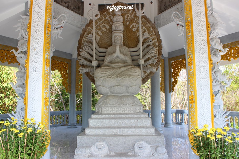 เที่ยวเวียดนาม vnjoytravel vietham บ่าเหรียะ หวุงเต่า baria vungtau vung tau วัดห่อนหมต linh quang tinh xa hon mot chua hon mot