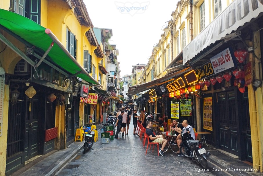 รีวิว  review เที่ยวเวียดนาม vnjoytravel vietnam ฮานอย  hanoi ha noi ย่านเมืองเก่า old quarter