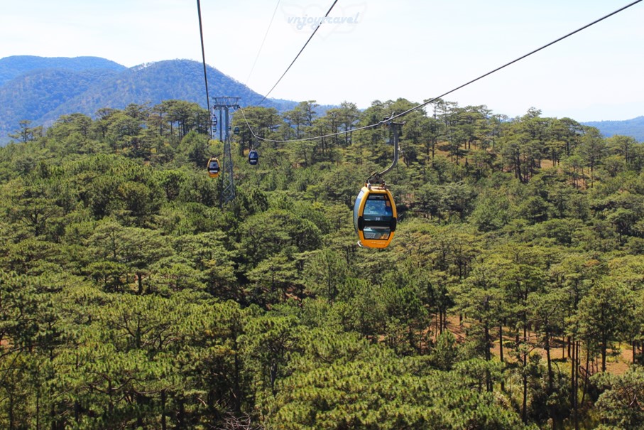 เที่ยวเวียดนาม vnjoytravel vietham ดาลัต ด่าหลัต Dalat Da Lat เคเบิลคาร์  กระเช้าลอยฟ้า Cable Car