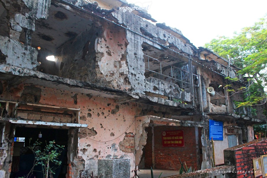 เที่ยวเวียดนาม vnjoytravel vietnam กว๋างจิ Quang Tri โรงเรียนโบ่เด่ truong bo de school relic